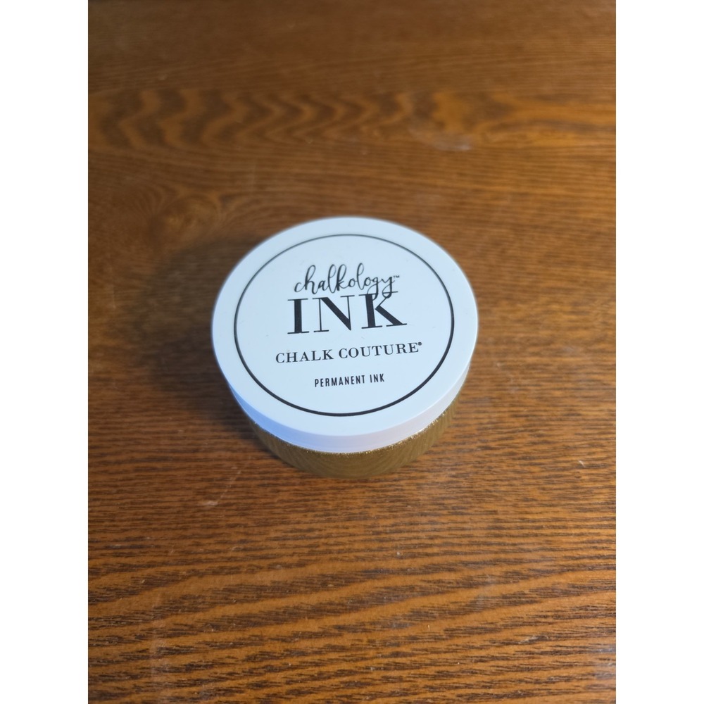 Chalkology PASTE Chalk Couture SHIMMER GOLD 3oz Jar - Permanent Inck# I18113